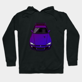 Skyline GTR V Spec R34 - Midnight Purple Hoodie